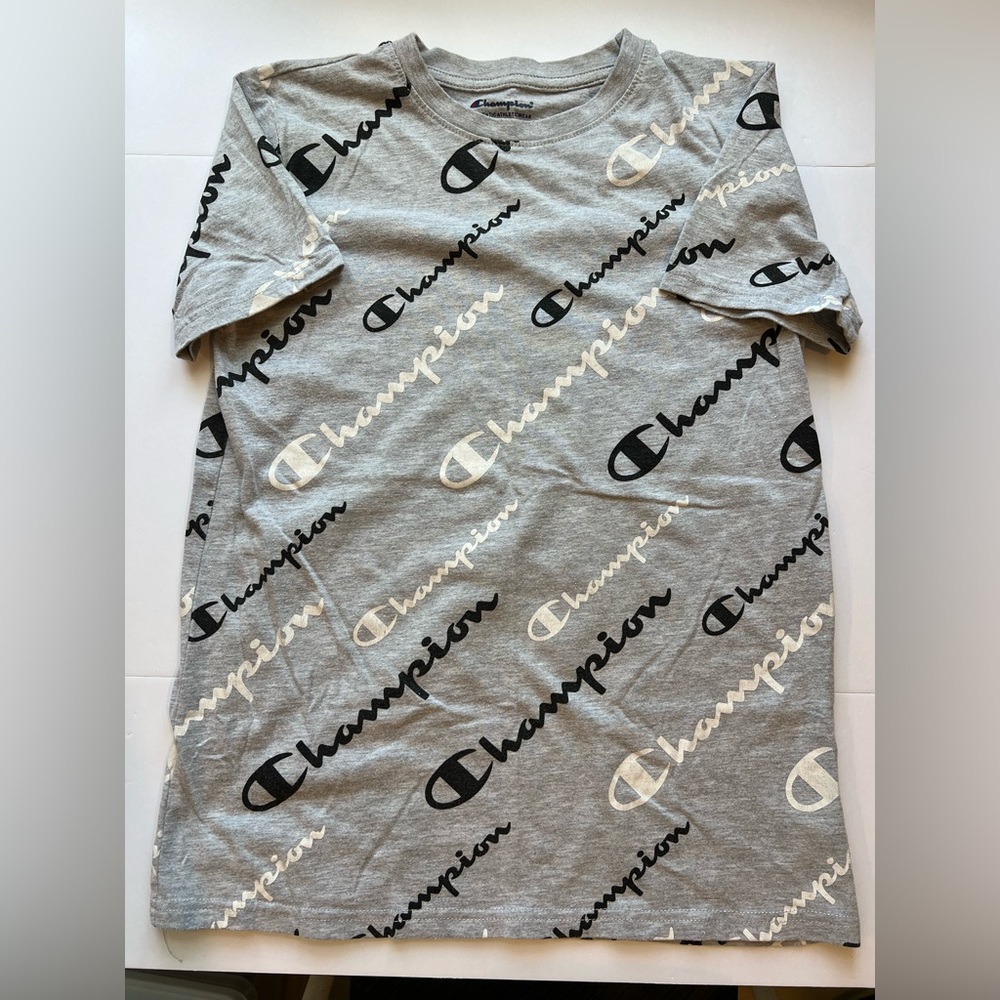 Champion Boys Heather Gray Athletic Tee